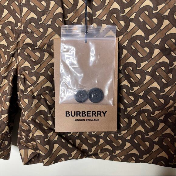 New Burberry Kids monogram print tailored shorts sz 140cm 10yo - Picture 4 of 7